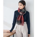 チェック柄シアバターストール | a.v.v【WOMEN】 | 詳細画像20 