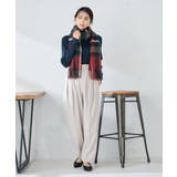 チェック柄シアバターストール | a.v.v【WOMEN】 | 詳細画像23 