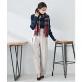 チェック柄シアバターストール | a.v.v【WOMEN】 | 詳細画像25 