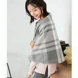 チェック柄シアバターストール | a.v.v【WOMEN】 | 詳細画像26 