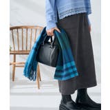 チェック柄シアバターストール | a.v.v【WOMEN】 | 詳細画像8 