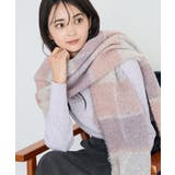 チェック柄ボリュームマフラー | a.v.v【WOMEN】 | 詳細画像1 