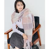 チェック柄ボリュームマフラー | a.v.v【WOMEN】 | 詳細画像11 