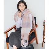 チェック柄ボリュームマフラー | a.v.v【WOMEN】 | 詳細画像12 