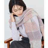 チェック柄ボリュームマフラー | a.v.v【WOMEN】 | 詳細画像9 