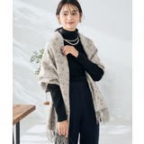 ライトグレー | レオパードストール | a.v.v【WOMEN】