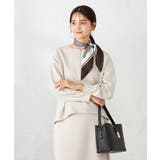 ブラウン | シルクスカーフ | a.v.v【WOMEN】