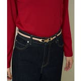 ベージュ | ビットベルト | a.v.v【WOMEN】