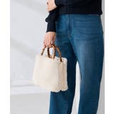 バンブーハンドルファーバッグ | a.v.v【WOMEN】 | 詳細画像6 