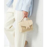 アイボリー | かごフラップハンドバッグ | a.v.v【WOMEN】