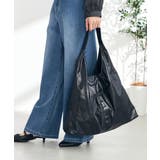 ブラック | メタリックトート | a.v.v【WOMEN】