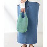 グリーン | ラメニットバッグ | a.v.v【WOMEN】