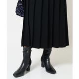 ブラック | スエードコンビブーツ | a.v.v【WOMEN】