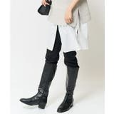 ブラック | バックストレッチロングブーツ | a.v.v【WOMEN】
