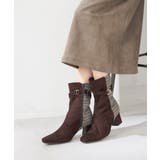 スエードコンビブーツ | a.v.v【WOMEN】 | 詳細画像1