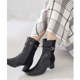 ブラック | スエードコンビブーツ | a.v.v【WOMEN】