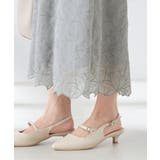 アイボリー | バックストラップパンプス | a.v.v【WOMEN】