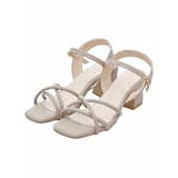 スクエアトゥストラップサンダル | a.v.v【WOMEN】 | 詳細画像31 