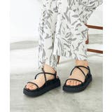 厚底ストラップサンダル | a.v.v【WOMEN】 | 詳細画像1 