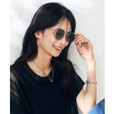 ライトグレー | メタルコンビサングラス | a.v.v【WOMEN】