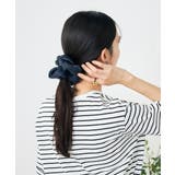 ネイビー | サテンシュシュ | a.v.v【WOMEN】