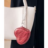 レッド | ハートチャームコインケース | a.v.v【WOMEN】