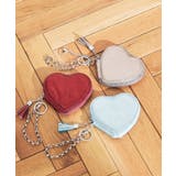 ライトブルー | ハートチャームコインケース | a.v.v【WOMEN】