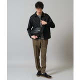 フェイクレザーハーフムーンショルダーバッグ | a.v.v【MEN】 | 詳細画像11 