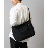 ブラック | 【軽量・撥水・A4収納OK】2WAYトート | a.v.v【MEN】