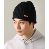 ブラック | 【UNIVERSAL OVERALL】リブニットキャップ | a.v.v【MEN】