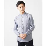 【日本製生地使用】長袖シャツ/ダイヤシャンブレー | MK MICHEL KLEIN homme | 詳細画像2