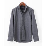 グレー | 【ON/OFF対応】長袖シャツ/ソフトサーモダイヤカット | MK MICHEL KLEIN homme