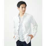 【大きいサイズあり】長袖シャツ/楊柳ジャージ | MK MICHEL KLEIN homme | 詳細画像16