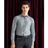 【洗濯機洗いOK/ストレッチ/ビジネス対応】アクティブセッター千鳥柄長袖シャツ | MK MICHEL KLEIN homme | 詳細画像18