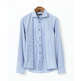 【洗濯機洗いOK/ストレッチ/ビジネス対応】アクティブセッター千鳥柄長袖シャツ | MK MICHEL KLEIN homme | 詳細画像2