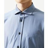 【洗濯機洗いOK/ストレッチ/ビジネス対応】アクティブセッター千鳥柄長袖シャツ | MK MICHEL KLEIN homme | 詳細画像8