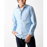 ライトブルー | 【洗える/日本製生地】ドビーリバーシブルシャツ | MK MICHEL KLEIN homme