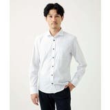 【ON OFF対応】ホワイトドビーシャツ | MK MICHEL KLEIN homme | 詳細画像3