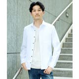 ホワイト | 【ON OFF対応】ホワイトドビーシャツ | MK MICHEL KLEIN homme