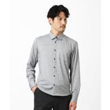 【洗える/ストレッチ】オニキスストライプ長袖シャツ | MK MICHEL KLEIN homme | 詳細画像4