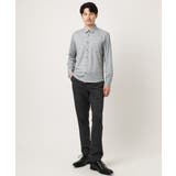 【洗える/ストレッチ】オニキスストライプ長袖シャツ | MK MICHEL KLEIN homme | 詳細画像5