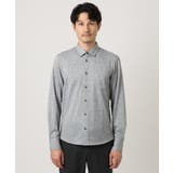 【洗える/ストレッチ】オニキスストライプ長袖シャツ | MK MICHEL KLEIN homme | 詳細画像6