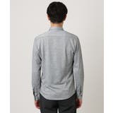 【洗える/ストレッチ】オニキスストライプ長袖シャツ | MK MICHEL KLEIN homme | 詳細画像8