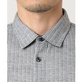 【洗える/ストレッチ】オニキスストライプ長袖シャツ | MK MICHEL KLEIN homme | 詳細画像9