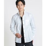 ホワイト(90) | チドリジャガードシャツ | MK MICHEL KLEIN homme