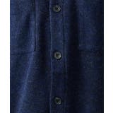 【在庫限り/ゆったりサイズ/洗える】ブラッシュドメルトンCPOシャツ | MK MICHEL KLEIN homme | 詳細画像11