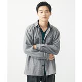 【在庫限り/ゆったりサイズ/洗える】ブラッシュドメルトンCPOシャツ | MK MICHEL KLEIN homme | 詳細画像17