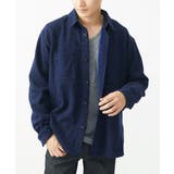 【在庫限り/ゆったりサイズ/洗える】ブラッシュドメルトンCPOシャツ | MK MICHEL KLEIN homme | 詳細画像2