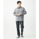 【在庫限り/ゆったりサイズ/洗える】ブラッシュドメルトンCPOシャツ | MK MICHEL KLEIN homme | 詳細画像20