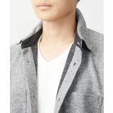 【在庫限り/ゆったりサイズ/洗える】ブラッシュドメルトンCPOシャツ | MK MICHEL KLEIN homme | 詳細画像21